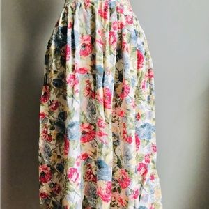 Vintage floral skirt